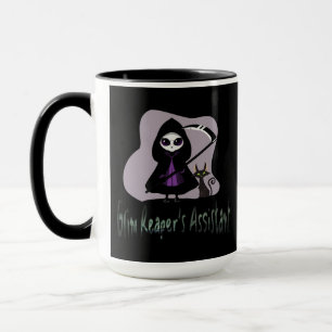 Taza Pareja de Parca de Grim Reaper adorable