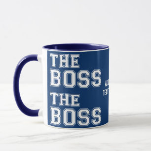 Taza Pareja de San Valentín La Pareja Jefe Marido/Espos