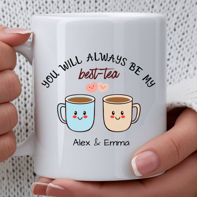 Taza Pareja de té personalizada mejor (Subido por el creador)