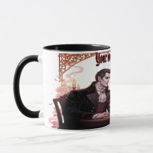 Taza Pareja de vampiros Diseño Halloween Drácula Lover