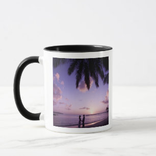 Taza Pareja en la playa, Windjammer Landing, Santa Lucí