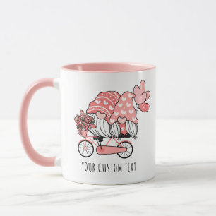 Taza Pareja Gnome sobre El día de San Valentín personal