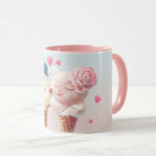 Taza Pareja helada - amor al primer ladrillo