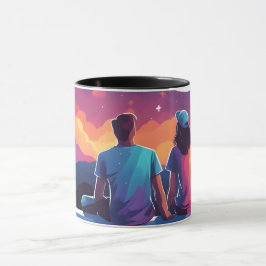 Taza Pareja Stargazing