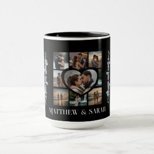 Taza Parejas Te Amo Corazón Nueve Foto