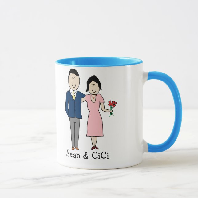 Taza Pares - colores de encargo (Derecha)