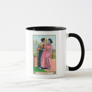 Taza Pares con la estafa vieja de GearSame del tenis