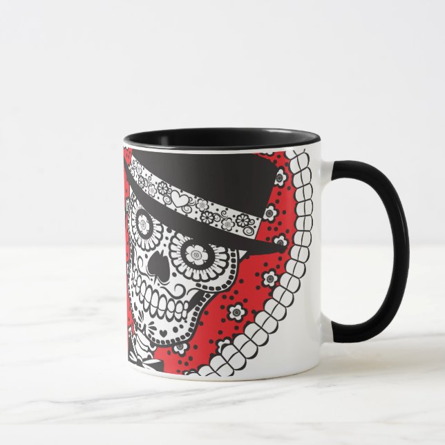 Taza Pares del cráneo del azúcar (Derecha)