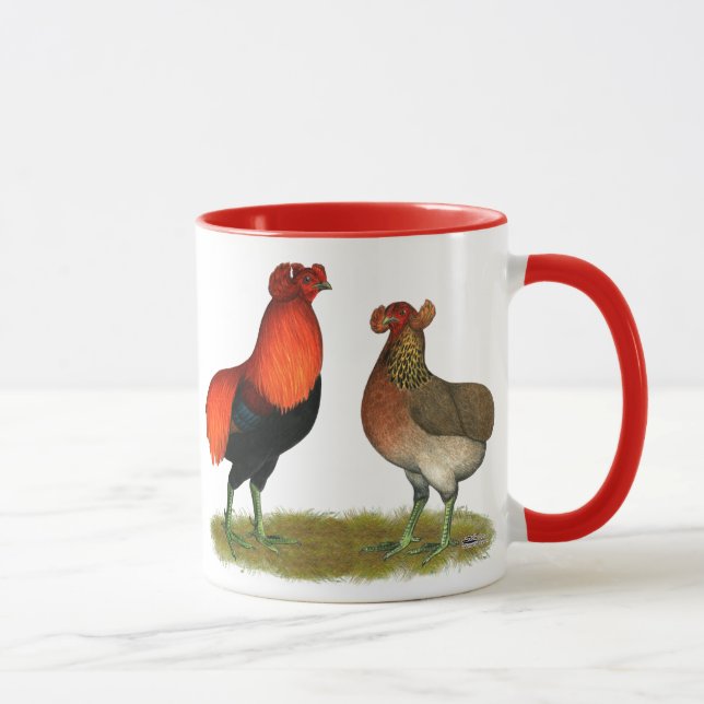Taza Pares del rojo de Araucana (Derecha)