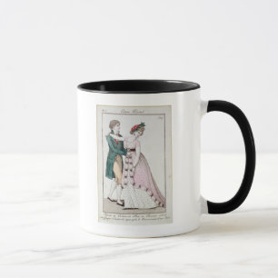 Taza Pares elegantes que bailan el vals