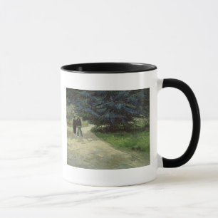 Taza Pares en el parque, Arles, 1888 de Vincent van