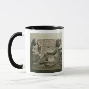 Taza Pares en un banquete, hallazgo de la tumba del