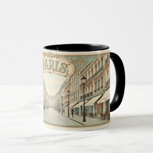 Taza París Art Nouveau