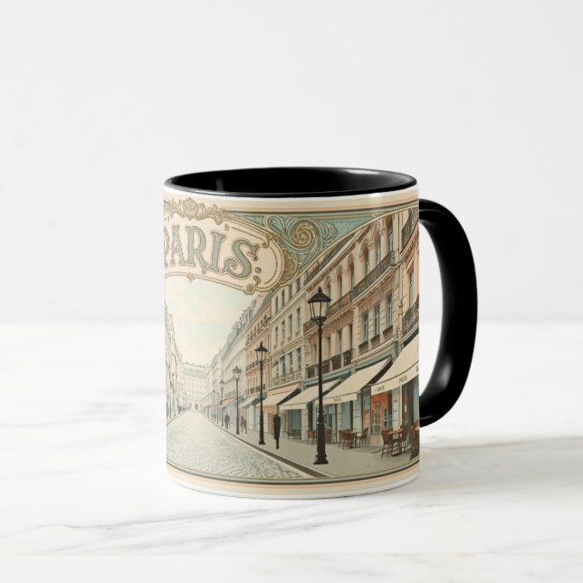 Taza París Art Nouveau (Anverso derecho)