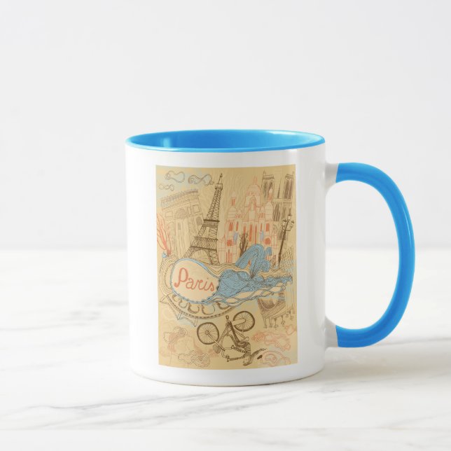 Taza París en Francia (Derecha)