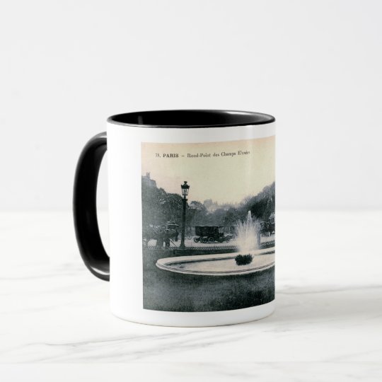 Taza París, Francia, Campeones-Élysées, vintage