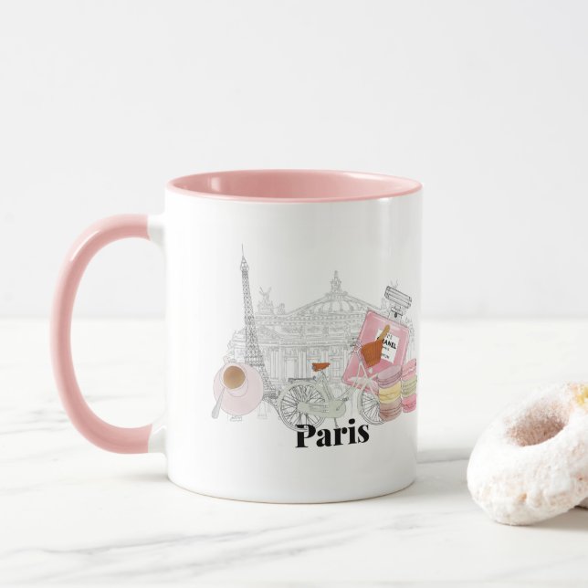 TAZA PARÍS ICÓNICA (Con donut)