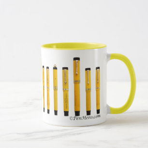 Taza Parker Duofold Mandarin Fountain Pens Mug