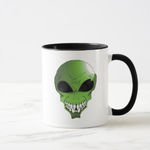 Taza Paro de café extraterrestre verde
