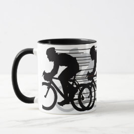 Taza Paro de diseño de ciclismo