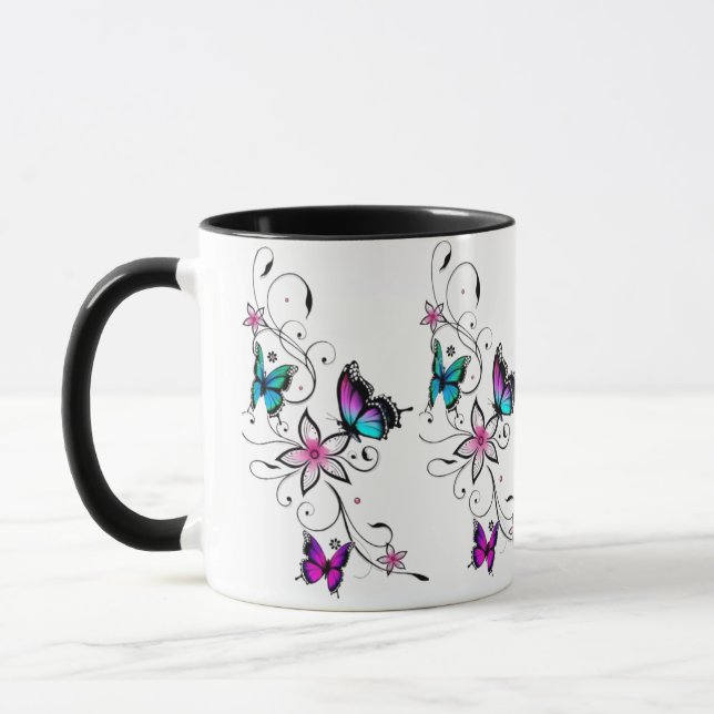 Taza paro de mariposa (Izquierda)