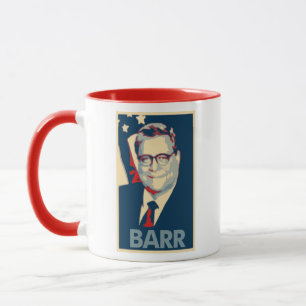 Taza Parodia política del poster de Guillermo Barr