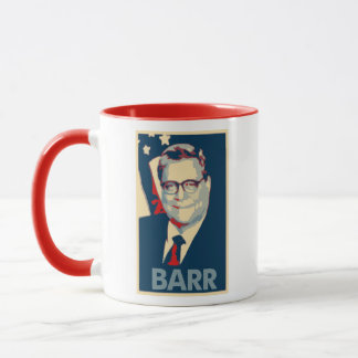 Taza Parodia política del poster de Guillermo Barr