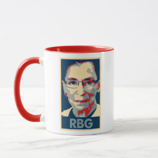 Taza Parodia política del poster de Ruth Bader Ginsburg