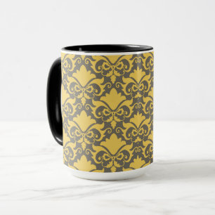 Taza Paros de Damasco de Humo Dorado