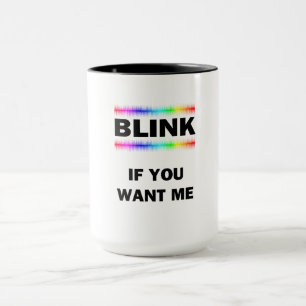 Taza Parpadea Si Me Quieres