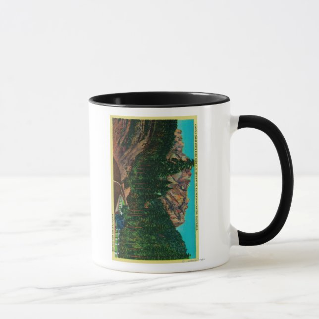 Taza Parque Estatal Castle Crags, de US 99 (Derecha)