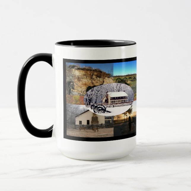 Taza Parque militar nacional Pea Ridge Keepsake (Izquierda)