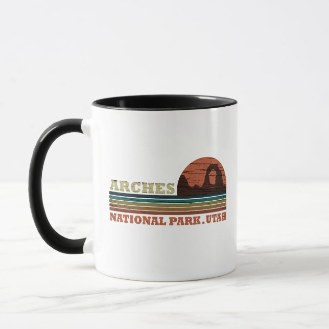 Taza Parque Nacional Arcos Vintage Moab Utah (Izquierda)