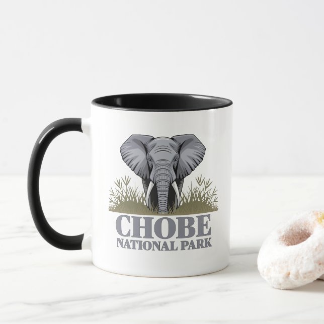 Taza Parque nacional Chobe Botswana (Con donut)