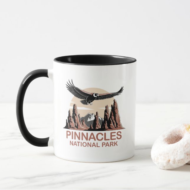 Taza Parque nacional de Pinnacles (Con donut)