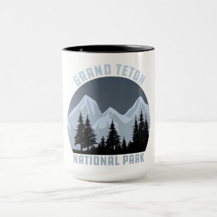 Taza Parque nacional del Gran Tetón del retro Vintage W