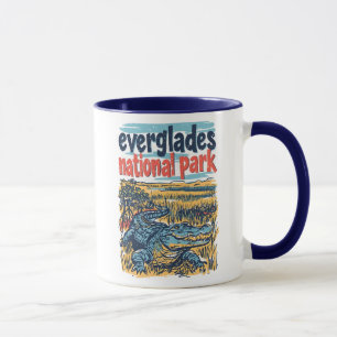 Taza Parque Nacional Everglades Humedal Lagarto