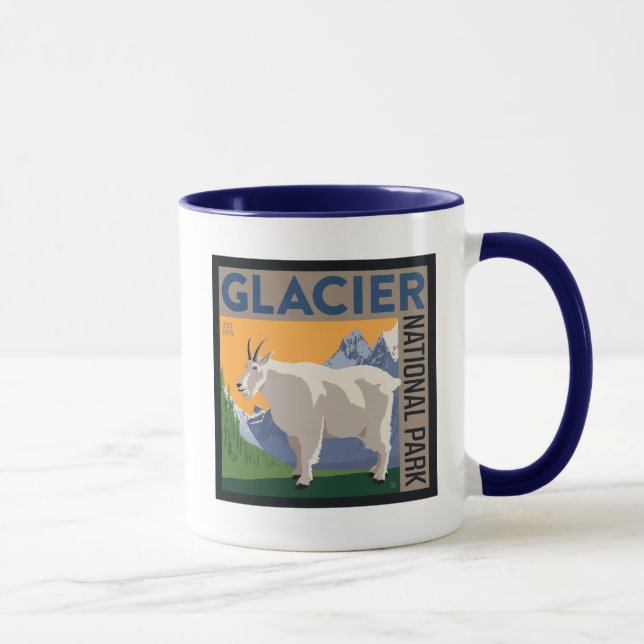 Taza Parque nacional Glaciar | Cabra (Derecha)