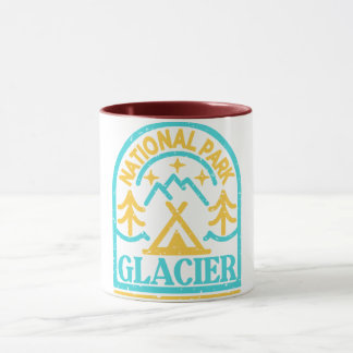 Taza Parque nacional Glaciar Monoline Mug