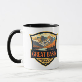 Taza Parque nacional Gran Cuenca Ilustracion Viajes Art