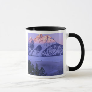 Taza PARQUE NACIONAL GRAND TETON, WYOMING. EE. UU. Nieb