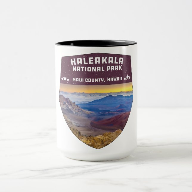 Taza Parque nacional Haleakala: Souvenir del Volcán Haw (Centro)