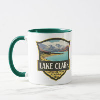 Parque nacional Lake Clark Ilustracion Viajes