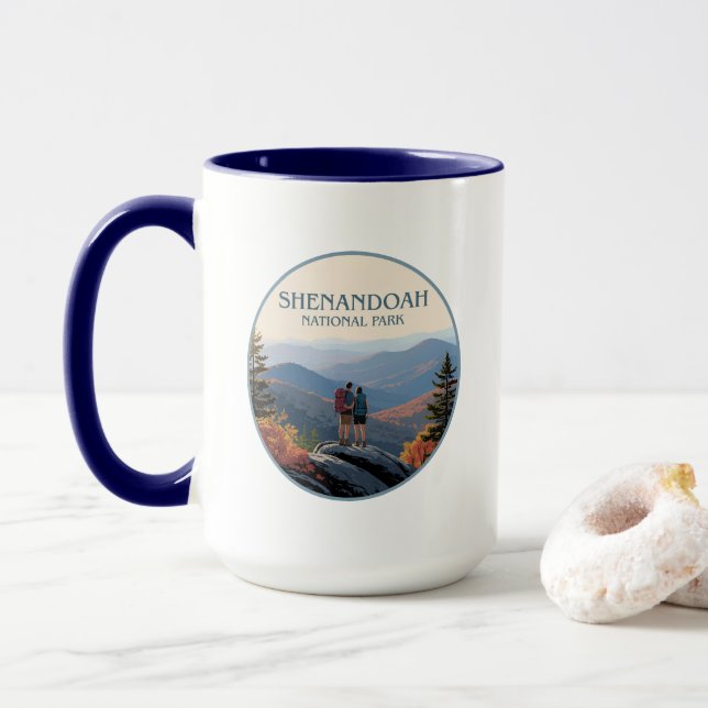 Taza Parque nacional Shenandoah Virginia (Con donut)