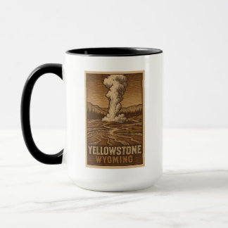 Taza Parque nacional Yellowstone Mug