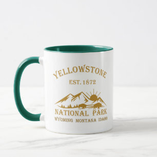 Taza Parque Nacional Yellowstone Vintage