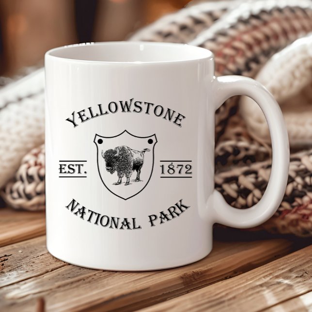 Taza Parque Nacional Yellowstone Vintage (Subido por el creador)