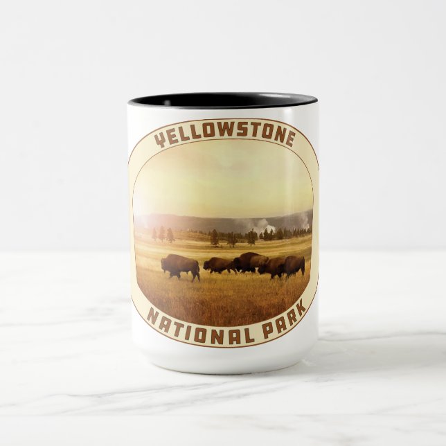 Taza Parque nacional Yellowstone Wyoming Montana Idaho (Centro)