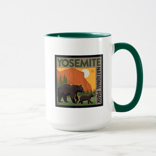 Taza Parque nacional Yosemite | Familia Oso (Derecha)