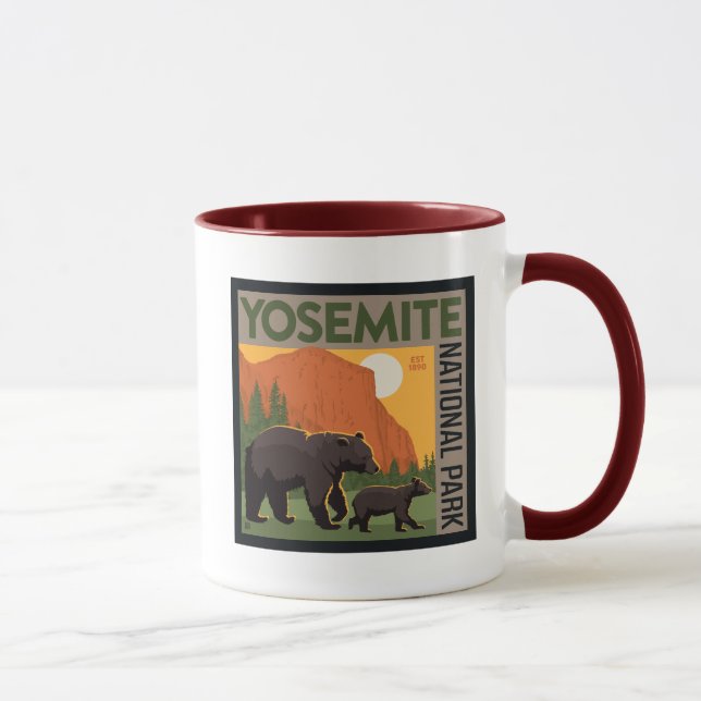 Taza Parque nacional Yosemite | Familia Oso (Derecha)